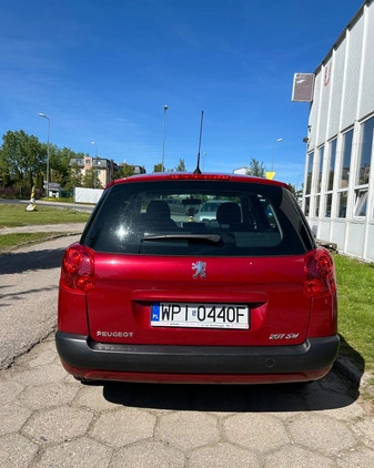 Peugeot 207 cena 14500 przebieg: 169000, rok produkcji 2010 z Olsztyn małe 407